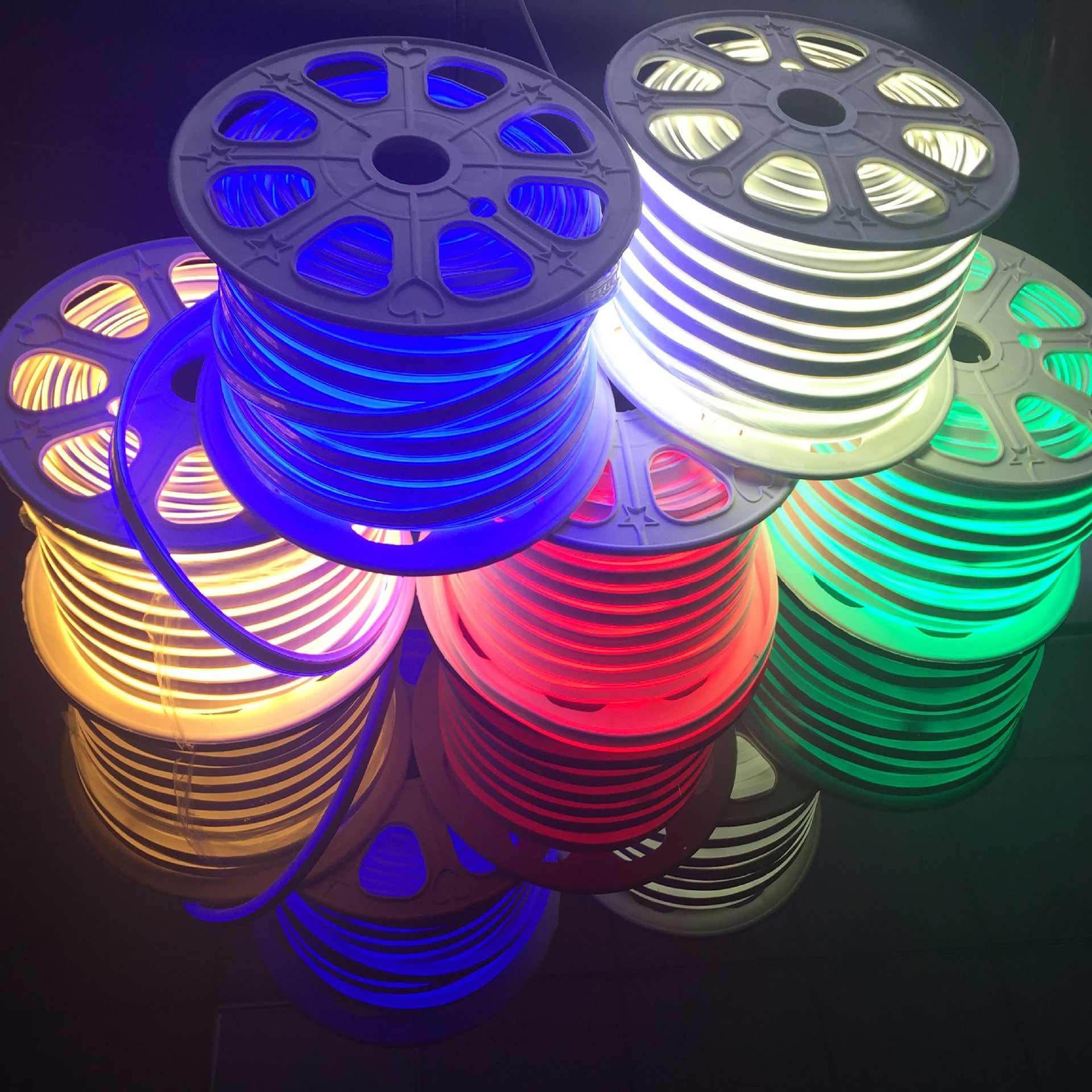 AC 220V RGB Neon Flex – Silicone IP67, No Driver Needed, 50M Run